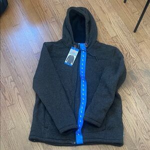 Men's Charcoal Brown fleece Hoodie